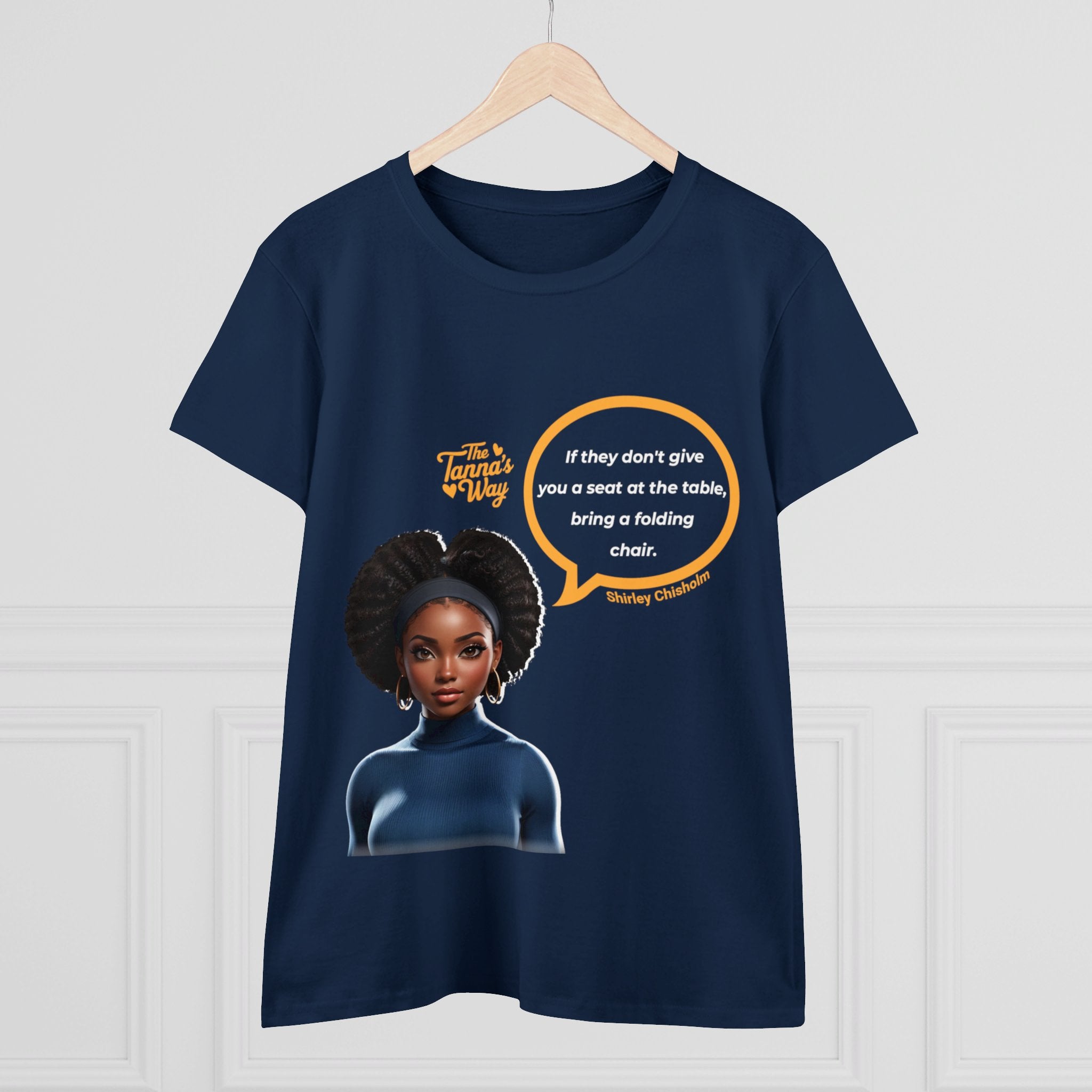 Shirley Chisholm 2 | Women's Midweight Cotton Tee